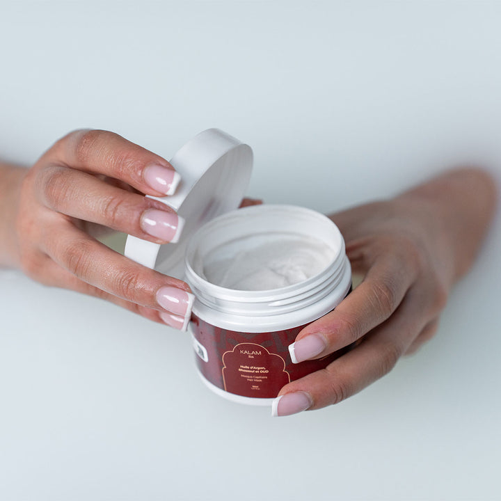 Masque capillaire à l’huile d’Argan, Rhassoul et OUD